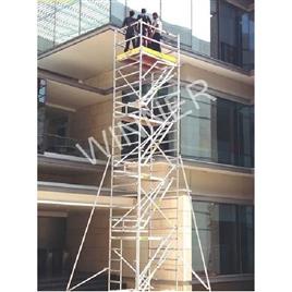 Mobile Double Width Scaffold Towers, Castor wheels size: 6" up to 8"