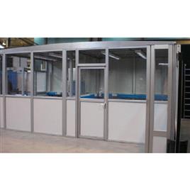 Modular Aluminium Office Partition, Surface Treatment: PE Coated