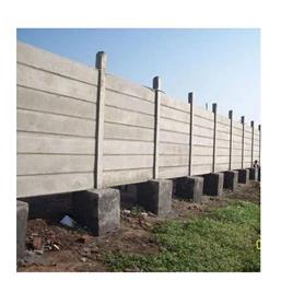 Modular Cement Compound Wall, Thickness: 2-4 inch