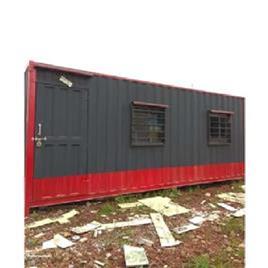 Modular Porta Cabin, Color: Red, Grey