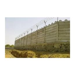 Modular Precast Boundary Wall, Material: Concrete