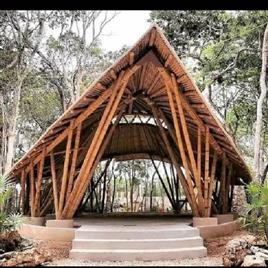 Modular Restaurant Bamboo Hut In Yamunanagar Ms Econest Green Homes