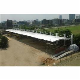 Modular Tensile Membrane Roof Structure, Material: Steel