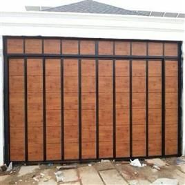 Motorized Sliding Garage Door