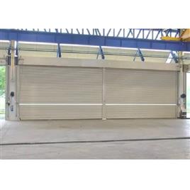 Motorized Steel Rolling Shutter, Open Style: Vertical