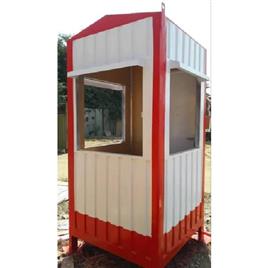 Ms Fabricated Portable Security Cabin, Material: MS