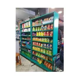 Ms Grocery Shop Display Rack, Material: MS