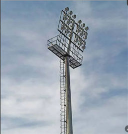 Ms Led Stadium Mast Pole In Kolkata Bp Electrotech, Material: MS