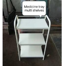 Multi Shelves Medicine Trolley