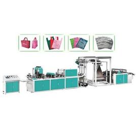 Multifunctional Non Woven Flat Bag Making Machine Double Line 6 In 1