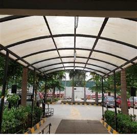 Multiwall Polycarbonate Roofing Sheet With Structure And Frames, Material: Polycarbonate