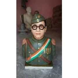 Netaji Subhash Chandra Bose Stone Statue, Color: White