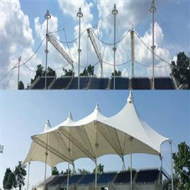 New Arts Pyramid Awning Structures, Height: 20-30 Feet