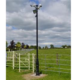 Octagonal Camera Pole, Colour: Grey