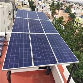 Off Grid Solar Power Plant System In Ahmedabad Evergreen Renewable Technologies, Humidity: 95%