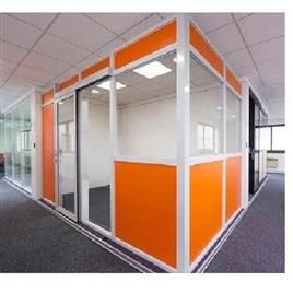 Orange Aluminium Office Partition