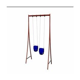 Outdoor Playground 2 Seated Bucket Swing, Color: as per client