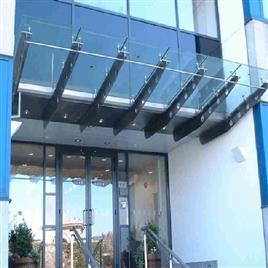 Outdoor Stainless Steel Glass Canopy In Noida Ms A J Enterprises, Stainless Steel Grade: SS 304