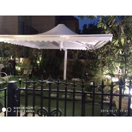 Outdoor Tensile Gazebo Structures, Material: FRP