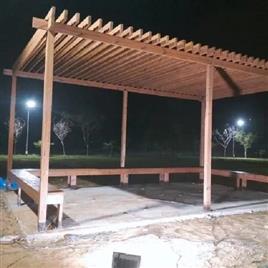 Outdoor Wooden Pergola In Delhi Astha Creation