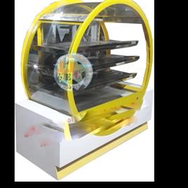 Oval Glass Cake Counter