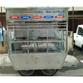 Panipuri Bhel Counter, Material: Stainless Steel