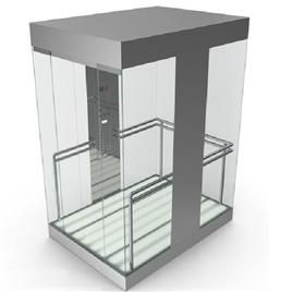 Persons Glass Elevator