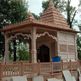 Pink Sand Stone Temple, Size: 10ftx16ftx18ft