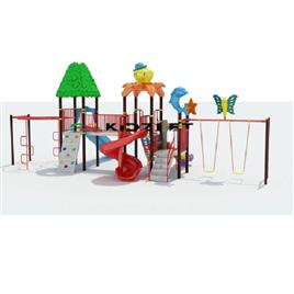 Plastic Playground Multiplay Station, Play Area Size: 18X18X13 Ft