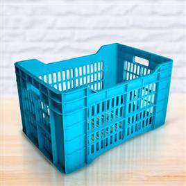 Plastic Vegetable Crate 15kg 20kg Capacity