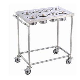 Platform Stainless Steel Ss Food Trolley, Structure: Platform