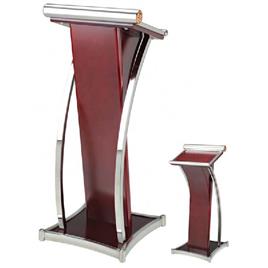 Plyboard And Pipe Frame Podoium