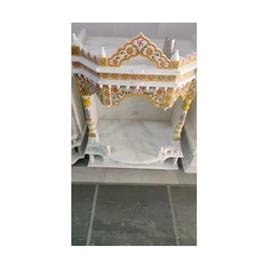 Polished Makrana Marble Mandir, Water Absorption: No