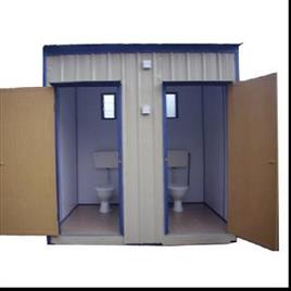 Portable Toilet Cabin 8, No. Of Compartments: 2