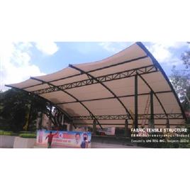 Prefab Dome Auditorium Tensile Structure, Frame Material: MS Tubular Sections as per IS