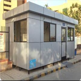 Prefabricated Security Cabin 3, Material: MS