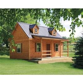 Prefabricated Wooden House 9, Materials Used: Steel