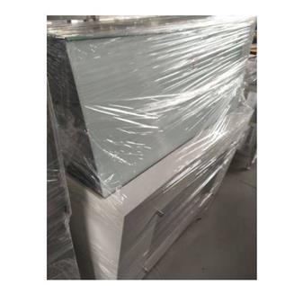 Premium Model Juice Counter White Corian Finish With Sink One Under Shelf And One Over Head Shelf, Material: ss