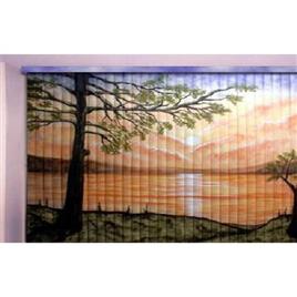 Printed Vertical Blinds, Material: PVC