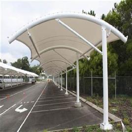 Pvc And Frp Tensile Gazebo Cantilever Shade, Cover Material: fabric