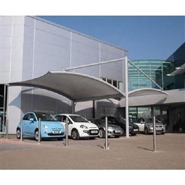 Pvc Tensile Car Parking Structure, Material: PVC