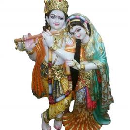 Radha Krishna Marble Statue 2