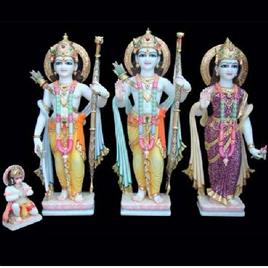 Ram Darbar Marble Statue S, Material: Marble