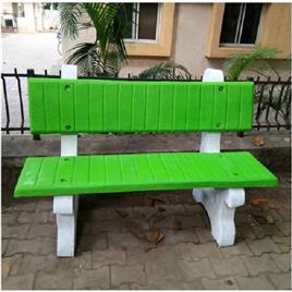 Rcc Armless Garden Bench, Shape: Rectangular