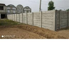 Rcc Precast Compound Wall Brick Design Wall, Size	Plank: 1800x300x50 mm ,column 175x175 mm