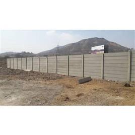 Rcc Precast Security Boundary Wall, Colored: Grey