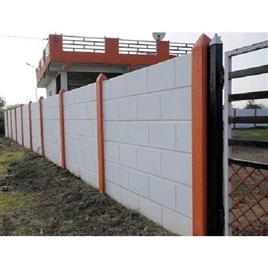 Rcc Residential Compound Wall, Material: Cement and Concrete