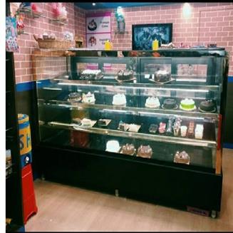 Rectangular Bakery Display Cabinets For Restaurant