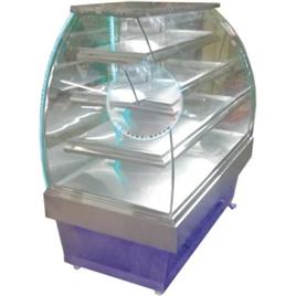 Rectangular Display Counters, Material: Stainless Steel & Glass