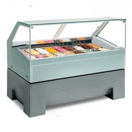 Rectangular Ice Cream Display Counter